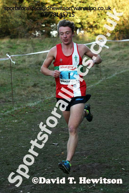 Senior men, 2016 National Cross Country Relays, Berry Hill Park, Mansfield. Photo: David T. Hewitson/Sports for All Pics